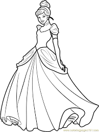Cinderella is one of disney's great animation classics. Princess Cinderella Coloring Page For Kids Free Disney Princesses Printable Coloring Pages Online For Kids Coloringpages101 Com Coloring Pages For Kids