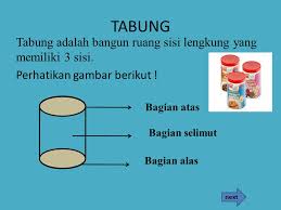 Contoh dari bangun ruang sisi datar adalah kubus, balok, prisma dan limas. Rumus Matematika Smp Kelas 9 Bangun Ruang Sisi Lengkung