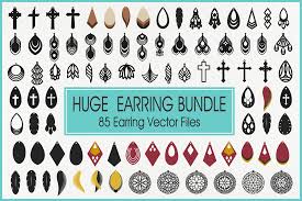 Free Free Flower Leather Earrings Svg SVG PNG EPS DXF File