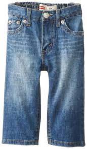 Levi S Baby Boys Newborn Elastic With B Loose Straight Jean Ocean Blue 3 6 Months Levi Jean Jeans Fit