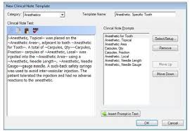 Creating Custom Clinical Note Templates Dentrix