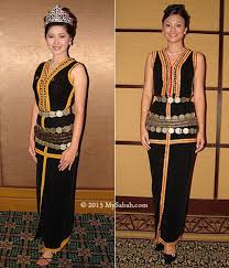 Casual wear (inspired by kadazan traditional costume). 15 Tradisional Costume Ideas Sabah Borneo Costumes