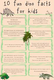 Check Out Our 10 Favourite Fun Dino Facts For Kids Looking For Dinosaur Inspiration Ideas For Your Dinosaur Facts For Kids Facts For Kids Dinosaurs Preschool