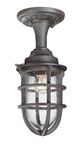 Nautical nautical marine tripod lamp spot search light with floor lamp. Troy Wilmington Ceiling Light In Nautical Rust Lightsonline Com