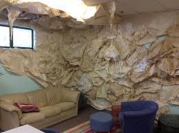 We Have Completed Our Cave Art Installation In The Upper Grade Classroom Our Cave Walls Are Made Of Long Strips Of Butcher P In 2020 Installation Art Cave Paper