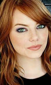 Emma Stone Redhead Makeup Red Hair Makeup Red Hair Green Eyes