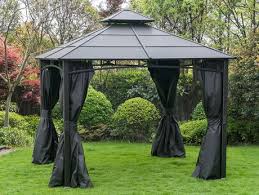 Maybe you would like to learn more about one of these? Hometrends Privacy Curtain For 10 Ft X 10 Ft Gazebo Black 10 X 10 Gazebo Gazebo On Deck Gazebo Privacy