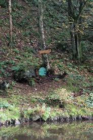 Another Pinner Wrote I Was Visiting Relatives In Hebden Bridge Yorkshire And They Took Me On A Walk Up The Canal By Witch Garden Faeries Gardens Fairy Doors