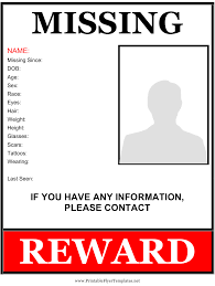 Hahaha these are too funny hopefully these arent that serious funniest missing person posters! Missing Person Poster Template With Reward Download Printable Pdf Templateroller