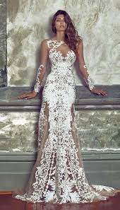 Description Robe Lacey Mermaid Longueur Superbe Au Sol Robe En Dentelle Avec Ourlet Trompette T Robe De Mariee Moulante Robe De Mariee Robe De Mariee Sirene
