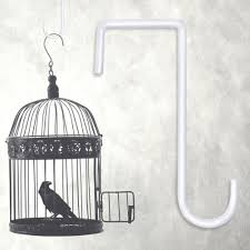 Sizes to most fence and railing types: Vinyl Fence Hook Patio Hook White Powder Coated Steel Hangers Fits Easily For Indoor Outdoor Hanging Lights Plants Planters Bird Feeder Pool Equipment Walmart Com Walmart Com