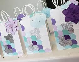 Mermaid Birthday Party Goodie Bags Mermaid Birthday Party Favor Bags Set Of 10 Goodie Goody Loot Candy Treat Bags Bag S Mermaid Party Favors Mermaid Birthday Party Birthday Party Favors