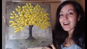 Diy 20 cadres photos déco à faire soi même magazine. Peindre Un Arbre Peinture Acrylique Facile Youtube
