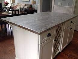 When it comes to kitchens, gray kitchen cabinets are the new white! Outdoor Kitchen Countertops Kitchen Countertops Wood Countertops