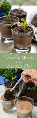 Chocolate Mousse With Chocolate Dirt Mousse Recipes Chocolate Dirt Desserts