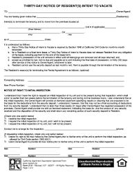 The purchaser in good faith intends to reside in the property for at least one full year after the termination of the tenancy. Intent To Vacate Letter California Fill Online Printable Fillable Blank Pdffiller