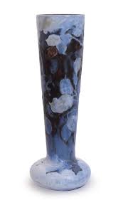 A Very Poetic Vase By Galle Art Verrier Vase Galle Art