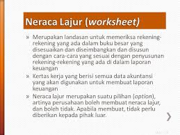 Contoh neraca lajur perusahaan jasa neraca lajur perusahaan dibuat setelah penyusunan jurnal penyesuaianjenis jenis laporan yang sangat berhungan dengan neraca lajur selain jurnal penyesuaian adalah neraca saldo dan laporan keuangan yang terdiri dari laporan laba rugi laporan perubahan. Neraca Lajur Dan Jurnal Penutup Ppt Download