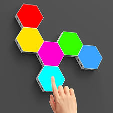The wall mounted rgb panel lights options listed on alibaba.com are stunningly beautiful in their designs and glowing radiance. Hexagon Splicing Wall Light Uooea Smart Wall Mounted Led Light Panels Touch Sensitive Diy Night Light Modular Rgb Led Colorful Lamp With Usb Power For Decoration Bedroom Living Room 6 Pack Amazon Com