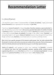 Letter Of Recommendation Template Make Certain You Set A Lot Of Thought Writing A Reference Letter Writing Letter Of Recommendation Reference Letter Template