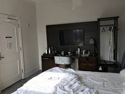 Just plug the tv, connect it with your. Room 1201 Desk And Tv Off To The Side Of The Room Not That Great To Watch Tv From Bed Picture Of Q C Hotelbar New Orleans Autograph Collection Tripadvisor
