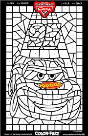 Coloring By Numbers Printables Fresh Disney Cars Mosaic Coloring Page Crayola Coloring Pages Cars Coloring Pages Free Coloring Pages