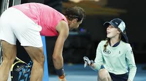 Spain's rafael nadal meets anita, the ball kid that he hit with a ball during a match at australian open in melbourne, australia, anita was positioned near the chair umpire as a ball kid when she was hit in the face by a nadal's returns during his his 2nd round match match against federico delbonis. Australian Open 2020 Ball Girls Reaction To Rafael Nadal Instagram Tennis News