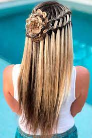29 Super Easy Long Hairstyles Girls Will Love Easy Hairstyles For Long Hair Long Hair Styles Braided Rose Hairstyle