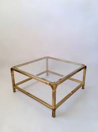 There are also small edge chips in the glass pieces inside the brass hinges (see photos). Vintage Mastercraft Brass Coffee Table Square Beveled Glass Coffee Table Glass Top Coffee Table Brass Coffee Table