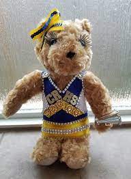 Cy Ranch Cheer Bear For Homecoming Mum By Twinkie Designs Homecoming Big Homecoming Mums Homecoming Mums