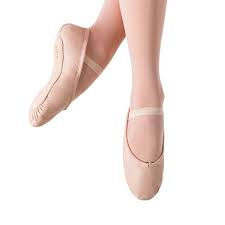 S0205g Bloch Dansoft Leather Girls Ballet Flat