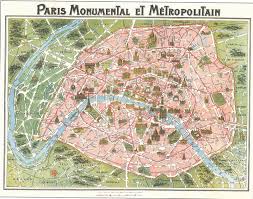 Map Of Paris Circa 1910 Vintage Paris Map Paris Map Vintage Map