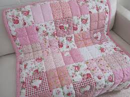 Handmade Patchwork Cot Bed Quilt Play Mat Etsy Baby Girl Quilts Pink Quilts Baby Quilts Easy
