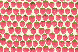 Watermelon And Strawberry Desktop Wallpaper Seamless Patterns Wallpaper