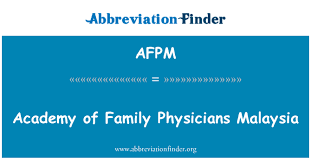 Academy of family physicians of malaysia. Afpm Definisi Akademi Pakar Perubatan Keluarga Malaysia Academy Of Family Physicians Malaysia