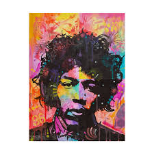 Jimi Hendrix VI by Dean Russo, 24x32-Inch : Buy Online at Best Price in KSA 