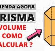 COMO CALCULAR O VOLUME DE UM PRISMA HEXAGONAL REGULAR ?