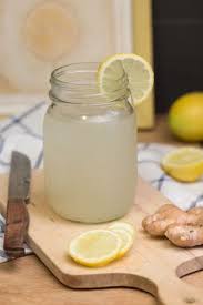 Boisson Petillante Au Gingembre Citron Et Fleur D Oranger Vegan Au Vert Avec Lili Recettes De Boissons Cuisine Et Boissons Sirop Gingembre