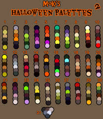 Halloween Palettes 2 By Mokisaur Halloween Color Palette Color Palette Challenge Palette Art