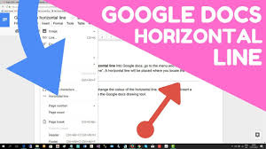 Google Docs Horizontal Line Insert In 15 Seconds