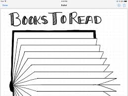 Bullet Journal Layout For A Books To Read List Printable Or For Use As Template In Apps Like Books To Read Bullet Journal Bullet Journal Books Dot Journals