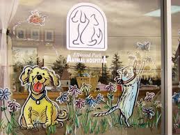 The Graphic Garden Design Studio Window Painting Christmas Window Painting Window Art
