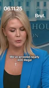 Karoline Leavitt responded to questions from reporters Wednesday regarding  Trump's statement that protesters at Saturday's military parade will face  "very serious force." #Protests #Protesters #LA #KarolineLeavitt  #PressSecretary #FirstAmendment ...