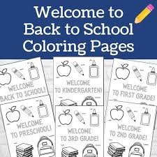 Download this adorable dog printable to delight your child. Welcome Back To School Coloring Pages Free Printables