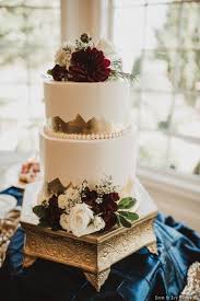 Christian And Monika S Wedding In Lynchburg Virginia Wedding Cake Centerpieces Wedding Cake Dark Wedding Cake Dark Red