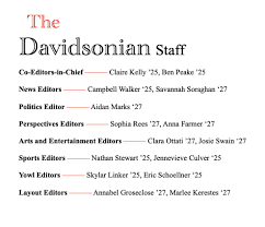 ACTUAL Davidsonian 10224 by Davidsonian - Issuu