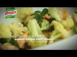 ☺ sebisa mungkin menghindari vitsin,kecuali bikin nasi goreng atau sayur. Resep Royco Udang Tumis Kembang Kol Special Youtube