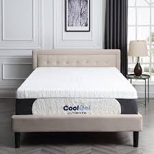 Modern Sleep 14 Cool Gel Memory Foam Mattress With Bonus Pillow Full Walmart Com Cool Gel Mattress Adjustable Bed Frame Mattress