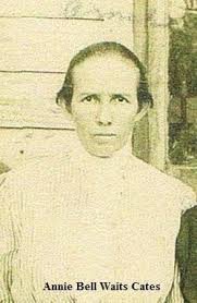 Annie Bell Waits Cates (1883-1969): homenaje de Find a Grave