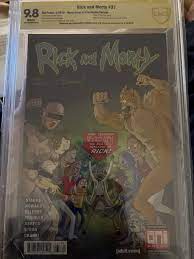 Rick and Morty #37 Exclusive Variant SIGNED/SKETCHED DAVID ROMAN CBCS 9.8 |  eBay